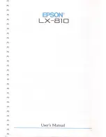 Preview for 3 page of Epson LX-810 User Manual