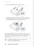 Preview for 172 page of Epson LX-810 User Manual