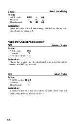 Preview for 104 page of Epson LX-86 User Manual