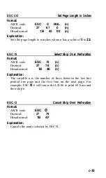 Preview for 113 page of Epson LX-86 User Manual