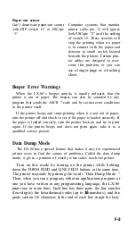 Preview for 134 page of Epson LX-86 User Manual