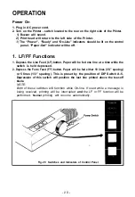 Preview for 25 page of Epson M X - 8 5 Operation Manual