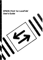 Epson MACLQ (Talk I/F for LQ Printers) User Manual preview