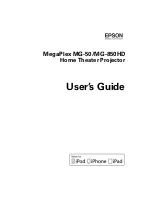 Предварительный просмотр 1 страницы Epson Megaplex MG-50 User Manual