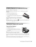 Предварительный просмотр 17 страницы Epson Megaplex MG-50 User Manual