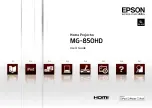 Preview for 1 page of Epson MegaPlex MG-850HD User Manual