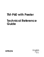 Epson Mobilink TM-P60 Technical Reference Manual preview