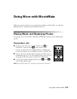 Preview for 33 page of Epson MovieMate 30s User Manual