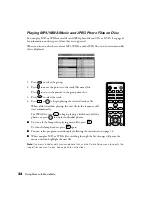 Preview for 34 page of Epson MovieMate 30s User Manual