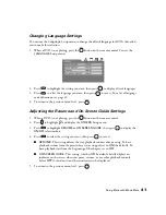 Preview for 41 page of Epson MovieMate 30s User Manual