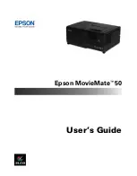 Предварительный просмотр 1 страницы Epson MovieMate 50 User Manual