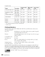 Preview for 60 page of Epson MovieMate 50 User Manual