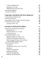 Preview for 4 page of Epson MOVIEMATE 62 User Manual