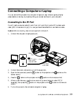 Preview for 39 page of Epson MOVIEMATE 62 User Manual