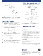 Preview for 82 page of Epson MOVIEMATE 62 User Manual