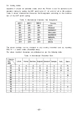 Preview for 53 page of Epson MX-80 F/T Type II Operation Manual