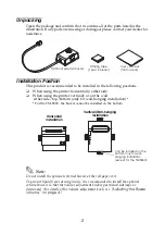 Предварительный просмотр 2 страницы Epson OT-BZ20 User Manual