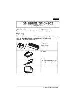 Preview for 2 page of Epson OT-CH80II User Manual