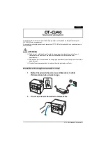 Preview for 7 page of Epson OT-CU40 User Manual