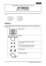 Предварительный просмотр 7 страницы Epson OT-WH30 Installation Manual