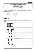 Предварительный просмотр 12 страницы Epson OT-WH30 Installation Manual