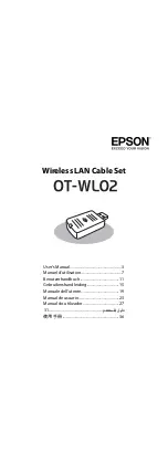 Preview for 1 page of Epson OT-WLO2 User Manual