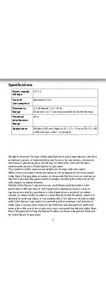 Preview for 2 page of Epson OT-WLO2 User Manual