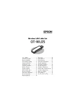 Epson OT-WLO5 User Manual preview
