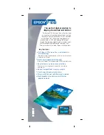 Epson P-1000 - Photo Viewer - Digital AV Player Specification Sheet preview