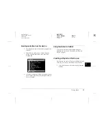 Preview for 57 page of Epson P-2500 User Manual