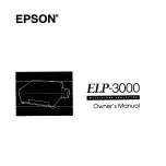 Preview for 1 page of Epson P3000 - Digital AV Player Owner'S Manual