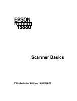Epson Perfection 1200U Series User Manual preview