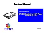 Epson Perfection 1270 Service Manual предпросмотр