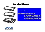 Предварительный просмотр 1 страницы Epson PERFECTION V10 Service Manual