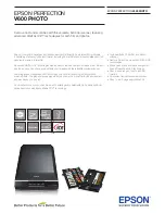 Epson Perfection V600 PHOTO Specifications preview