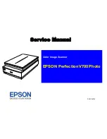 Epson Perfection V700 Series Service Manual preview