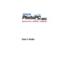 Предварительный просмотр 3 страницы Epson PhotoPC 650 User Manual