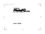 Preview for 2 page of Epson PhotoPC 700 User Manual