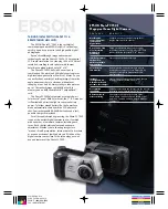 Epson PhotoPC 750Z Brochure & Specs preview