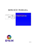 Epson PhotoPC600 Service Manual предпросмотр