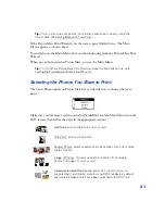 Предварительный просмотр 42 страницы Epson PictureMate - Compact Photo Printer User Manual