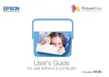 Preview for 1 page of Epson PictureMate PM 210 User Manual