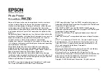 Preview for 7 page of Epson PictureMate PM 210 User Manual