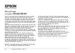 Preview for 4 page of Epson picturemate PM 310 User Manual