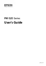 Epson PM-520 series User Manual preview