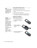 Preview for 28 page of Epson PowerLite 1716 User Manual