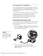 Preview for 40 page of Epson PowerLite 1825 User Manual