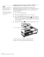 Preview for 174 page of Epson PowerLite 1825 User Manual