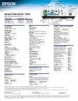 Предварительный просмотр 1 страницы Epson PowerLite 1915 Brochure & Specs