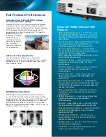 Preview for 5 page of Epson PowerLite 1940W Brochure & Specs